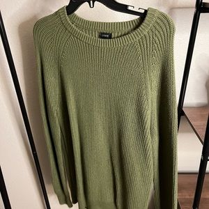 Jcrew sweater green medium